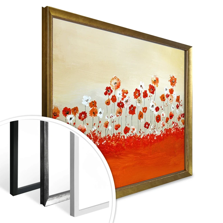 Poster Melz - Fröhliche Blumen 