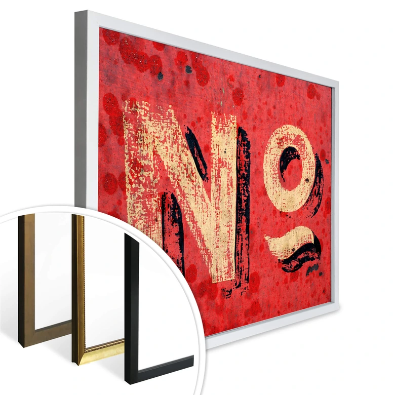 Poster - Number red 