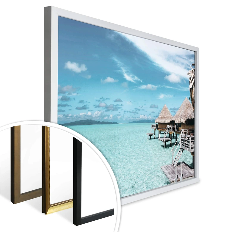 Poster Urlaub auf den Malediven 