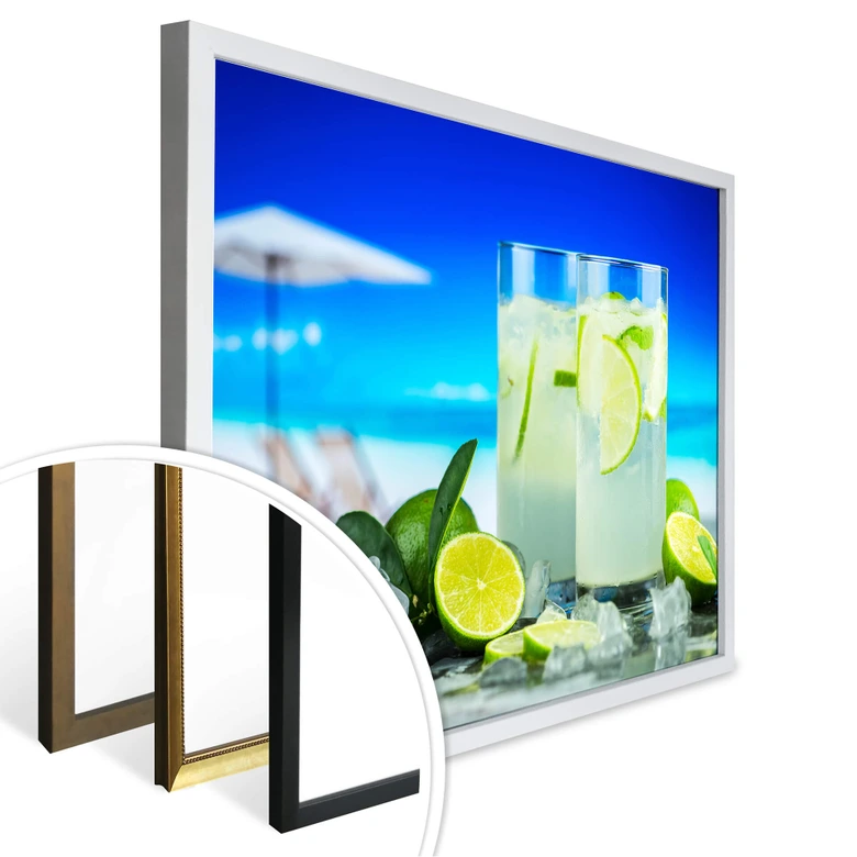 Affiche Citron tropical 