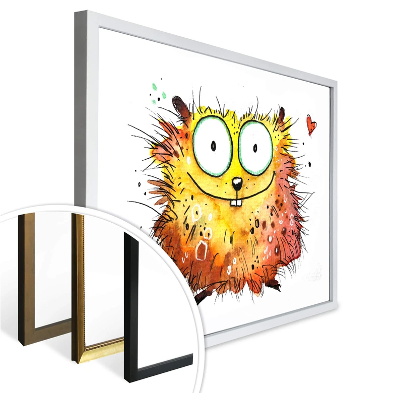 Poster Hagenmeyer - Hamster heureux 