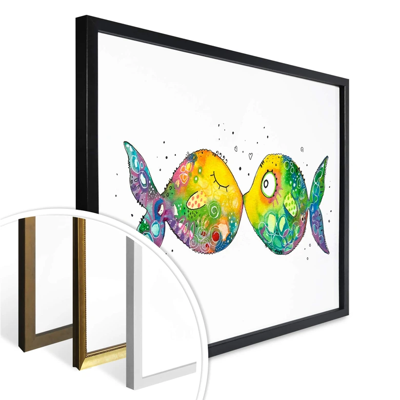 Plakat Hagenmeyer - Zakochana ryba 