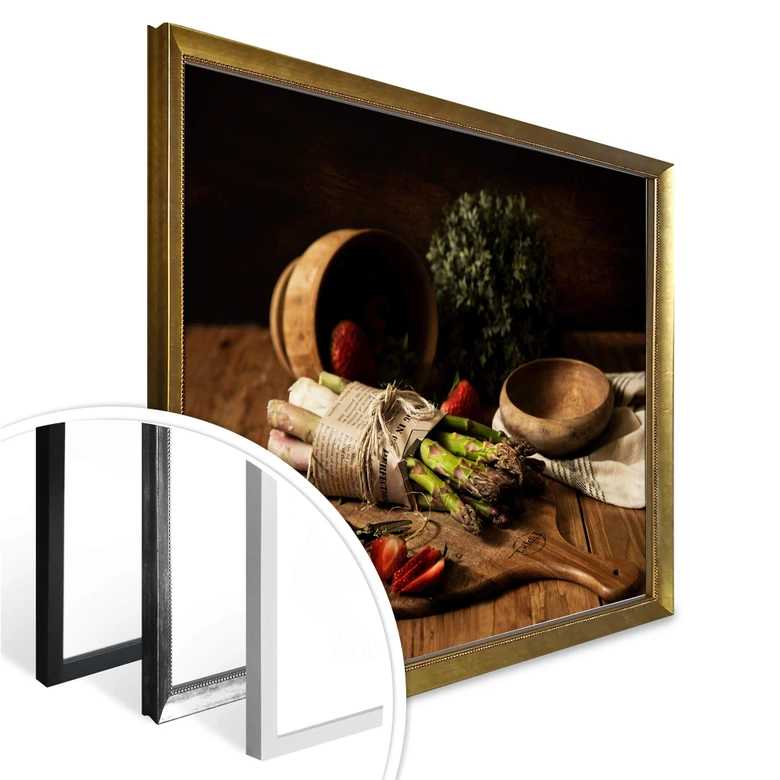 Poster Frischer Spargel 
