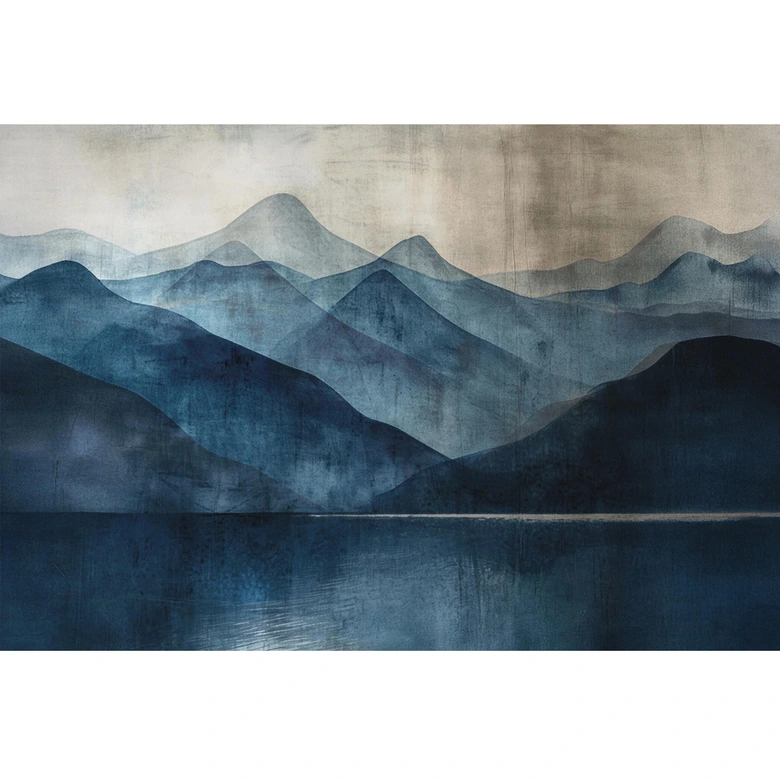 Guido Maria Kretschmer Fototapete Indigo Silence- Art Edition 2  blau 