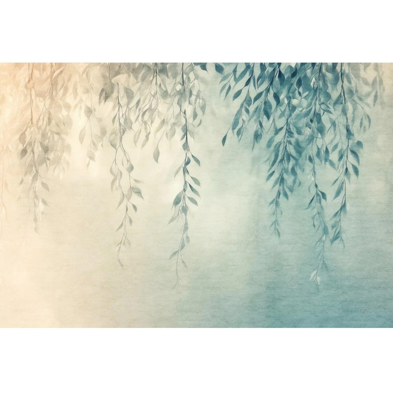 Guido Maria Kretschmer Fototapete Silent Weaves- Art Edition 2  türkis 