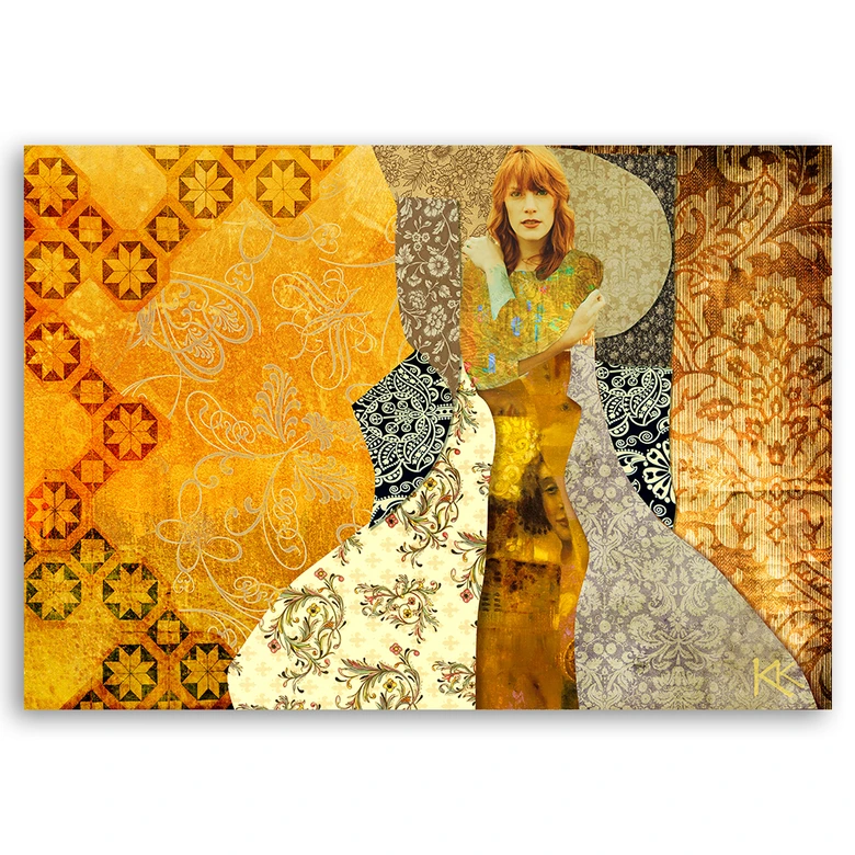 Canvas schilderij, Gustav Klimt vrouw 