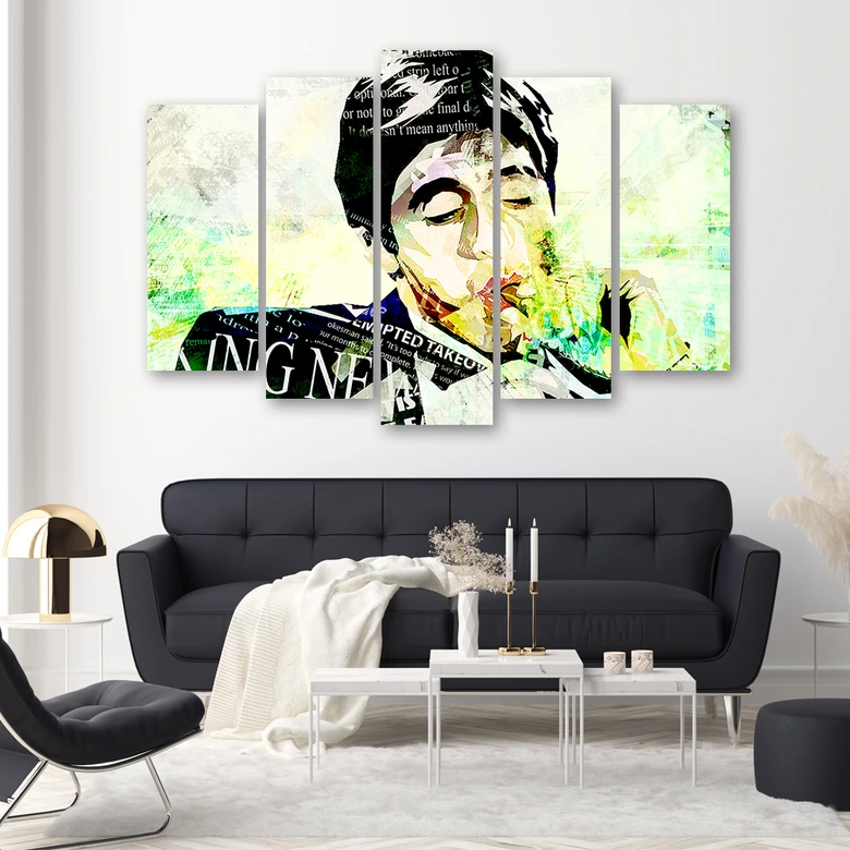 Leinwandbild 5 teilig, Al Pacino Schauspieler 