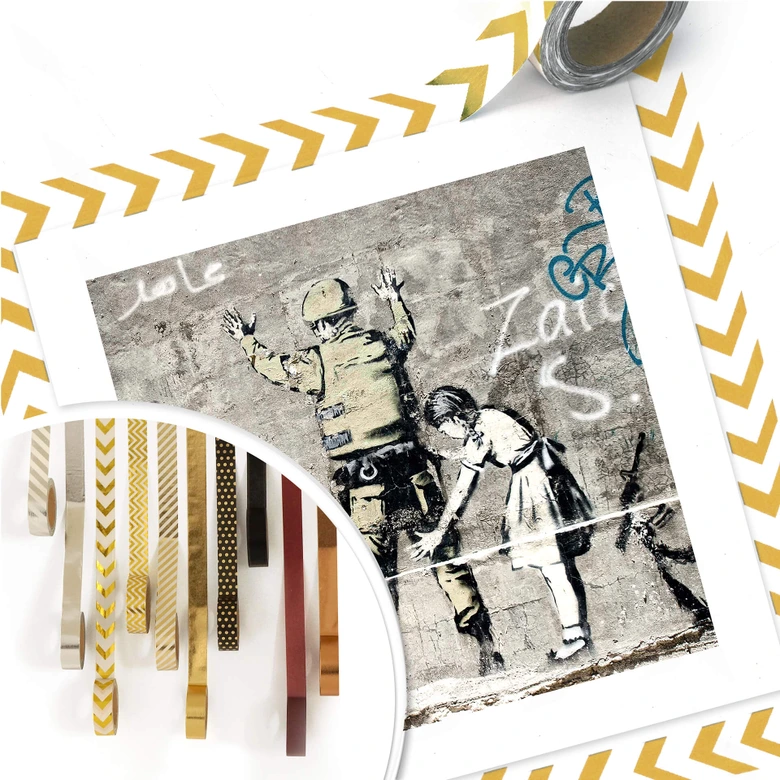 Poster Banksy - Das Mädchen und der Soldat 