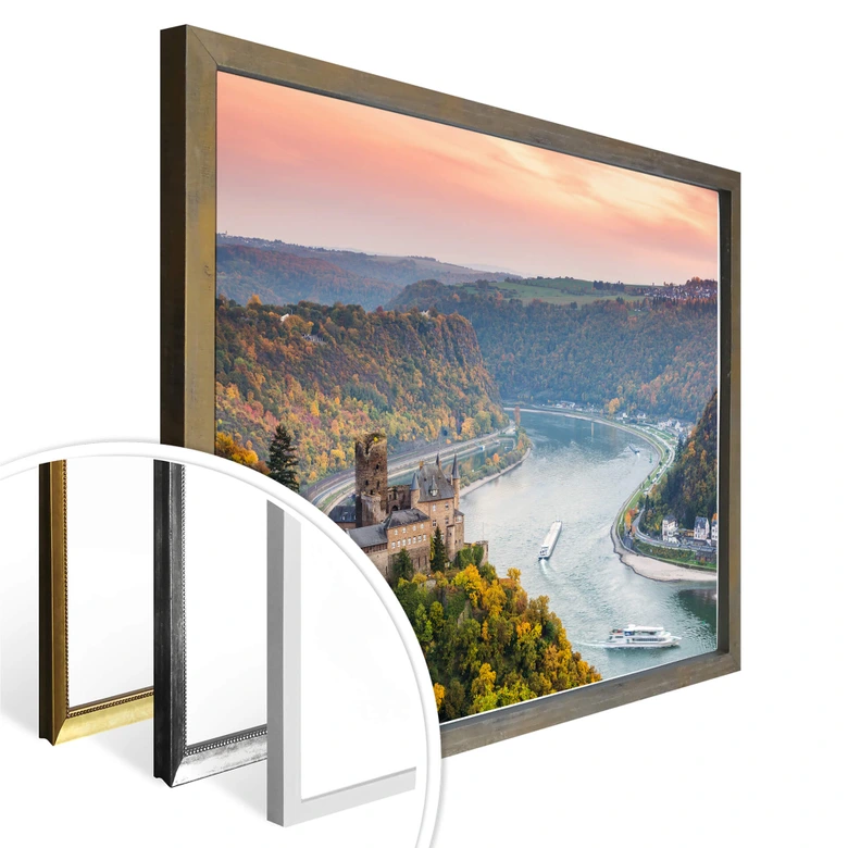 Poster Colombo - Der Rhein im Herbst 