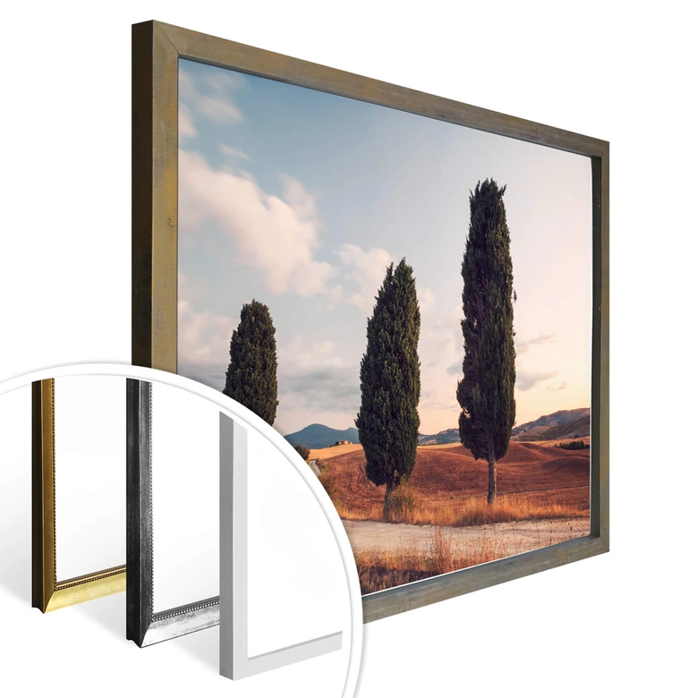 Plakat Colombo - Trzy cyprysy na drodze 