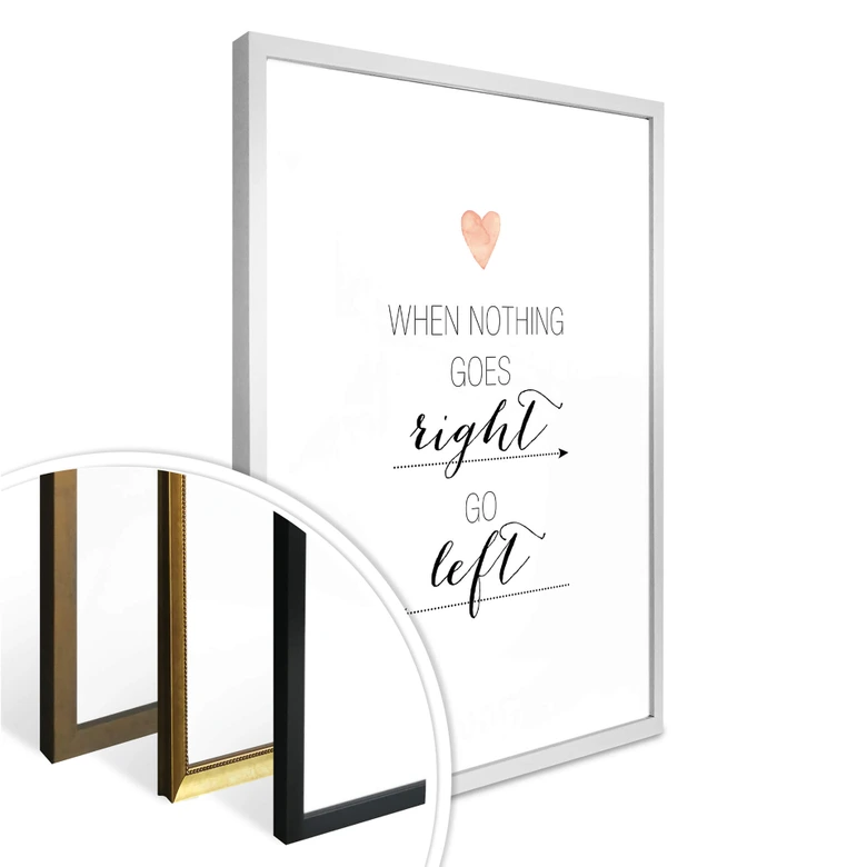 Poster Confetti & Cream - When nothing goes right 