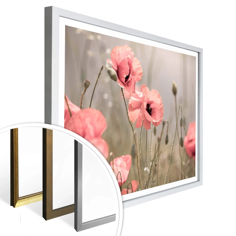 Poster Delgado - Bloemenromantiek 