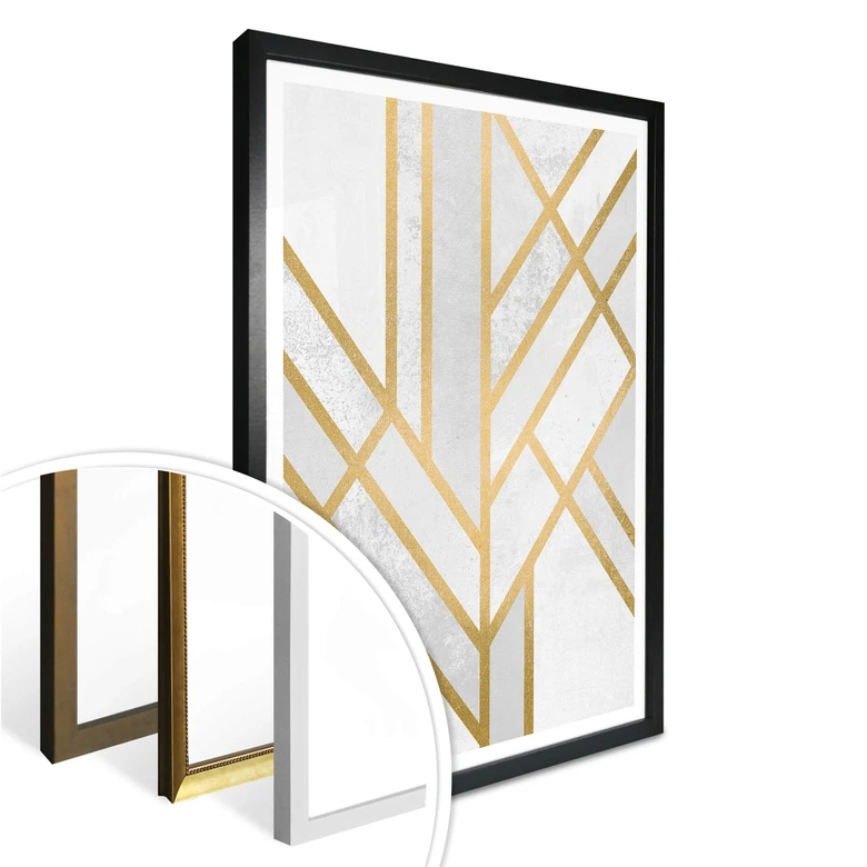 Poster Fredriksson - Golden Geometry 
