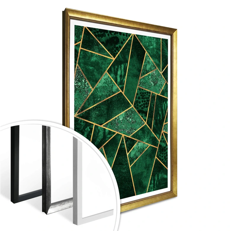 Poster Fredriksson - Dark Green Emeralds 