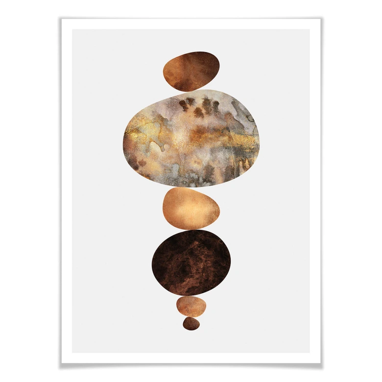 Poster-Set mit Bilderrahmen Fredriksson - Harmonie (2er Set) 