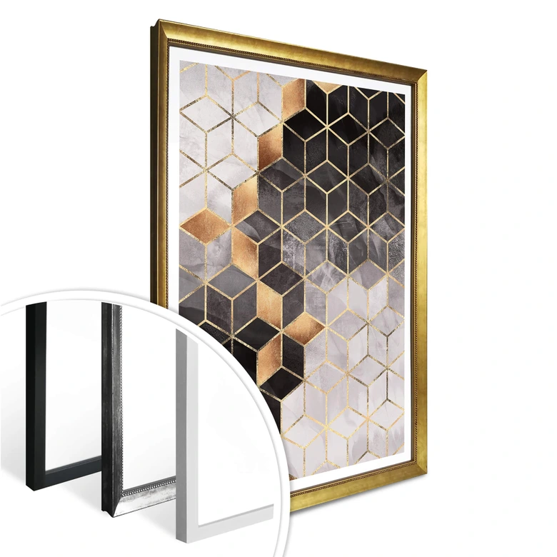 Poster Fredriksson - Smoky Cubes 