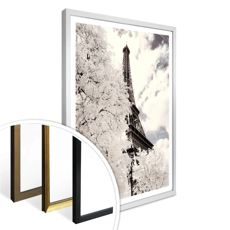 Poster Hugonnard - White Paris 