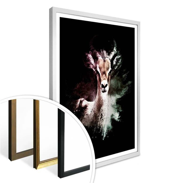 Poster Hugonnard - Wild Explosion: Antilope 