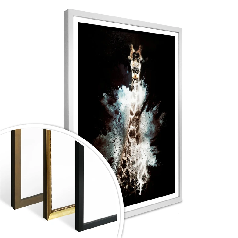 Poster Hugonnard - Wild Explosion: Giraffe 