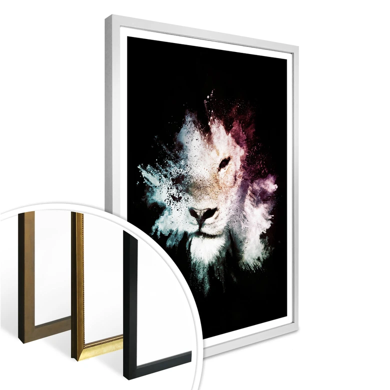 Póster Hugonnard - Explosión salvaje: León 