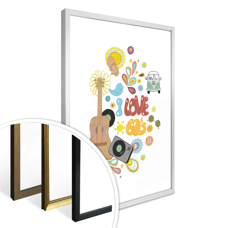 Poster Loske - I love the 60s 
