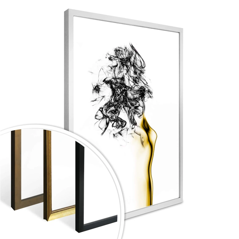 Poster Marini - Gold und Silber 02 