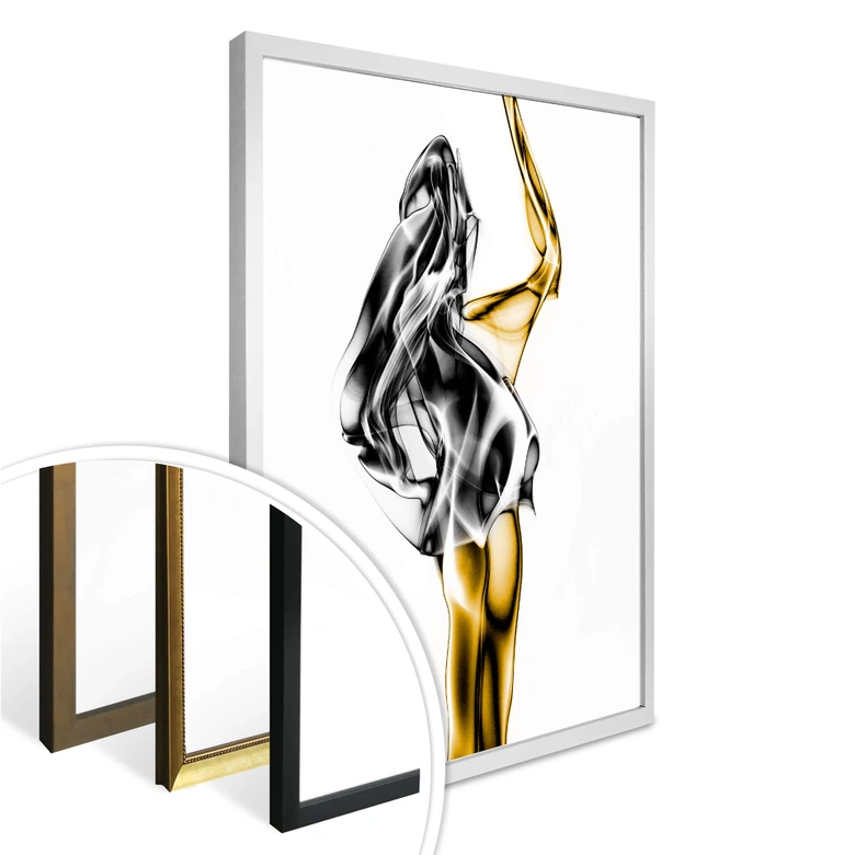 Poster Marini - Gold und Silber 