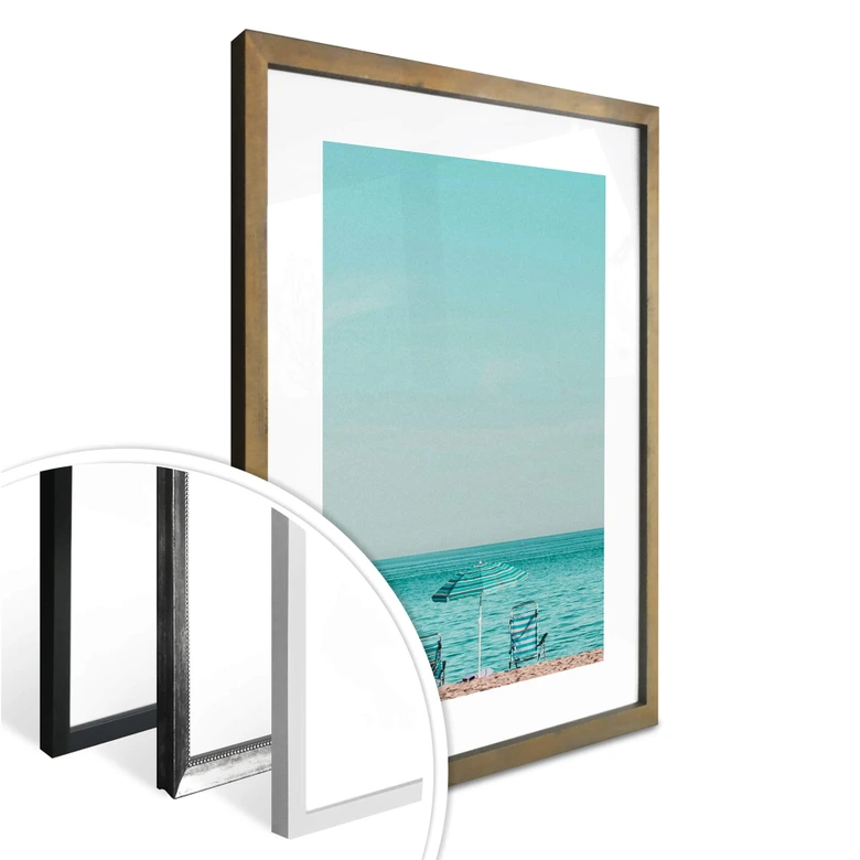 Poster Am Strand 
