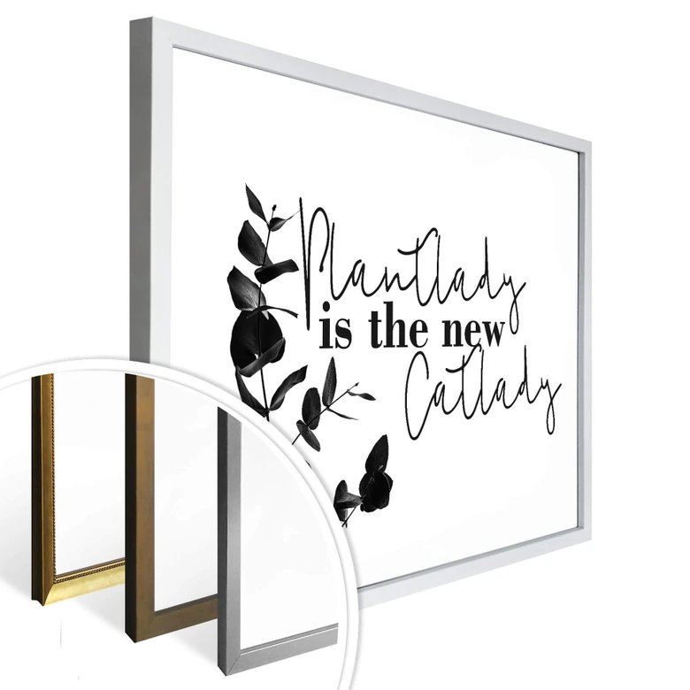 Plakat - Plantlady is the new catlady 
