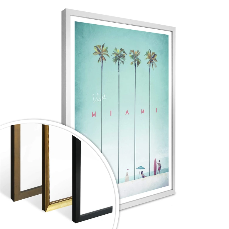 Poster Rivers - Miami 