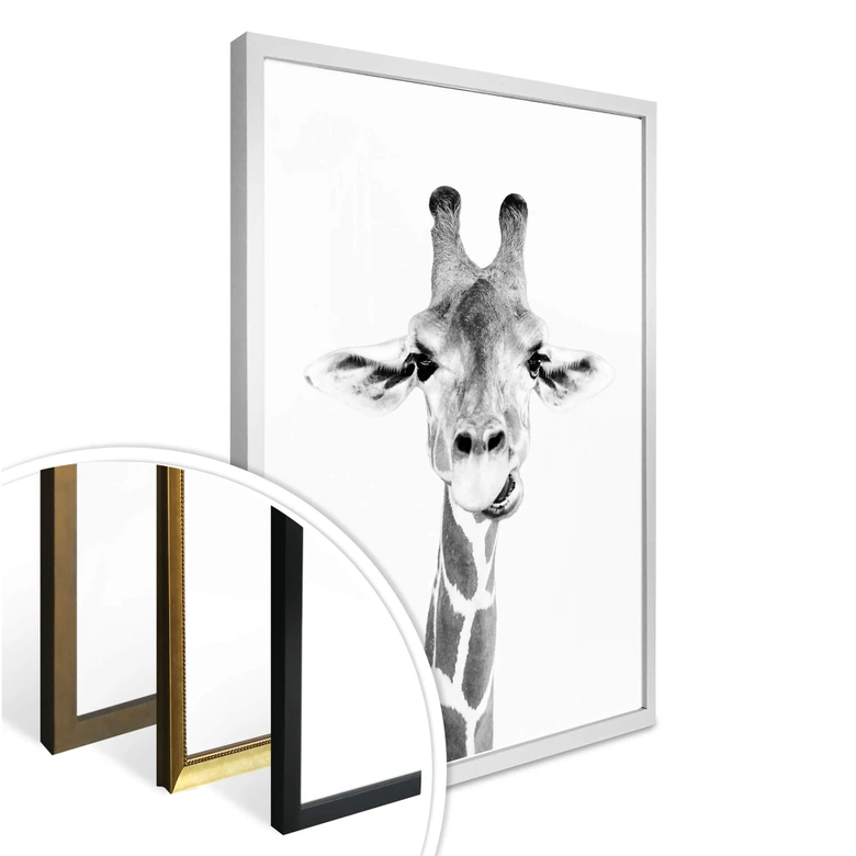 Poster Sisi & Seb - Happy Giraffe 