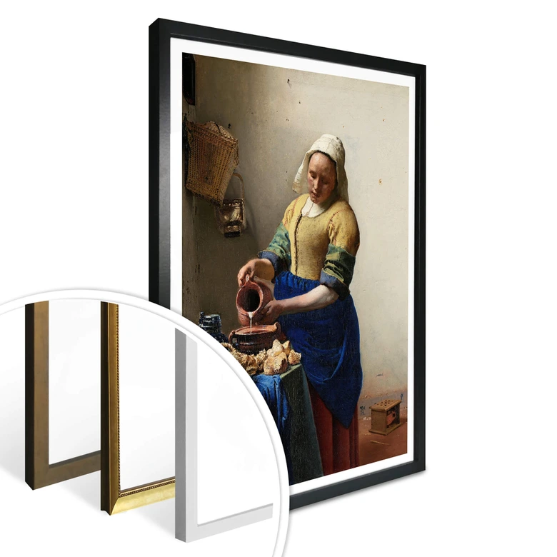 Poster Vermeer - The Milkmaid 