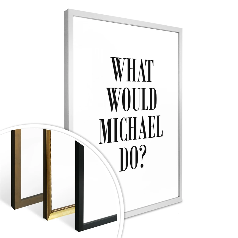 Poster - Vad skulle Michael göra? 