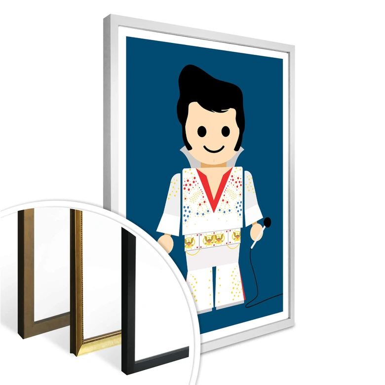 Poster Gomes - Elvis Spielzeug 