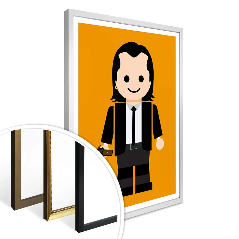 Poster Gomes - Pulp Fiction Jouet Vincent Vega 