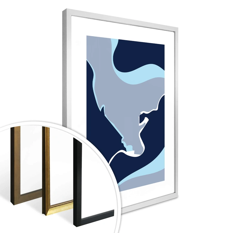 Poster Nordic Creators - Abstract Blue 