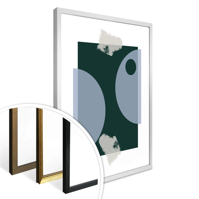 Poster Nordic Creators - Blue & Green 