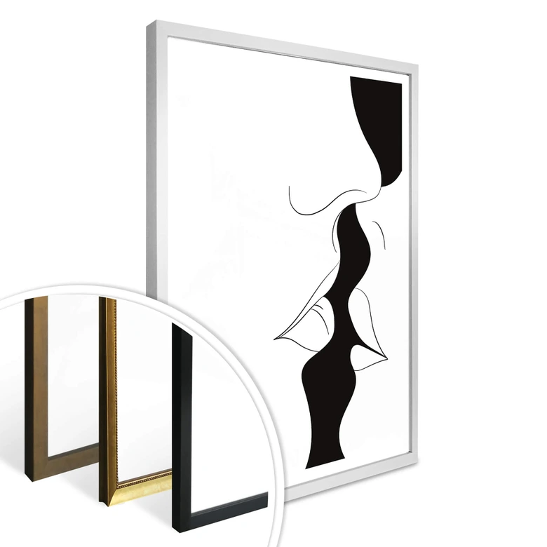 Poster Nordic Creators - White Kiss 