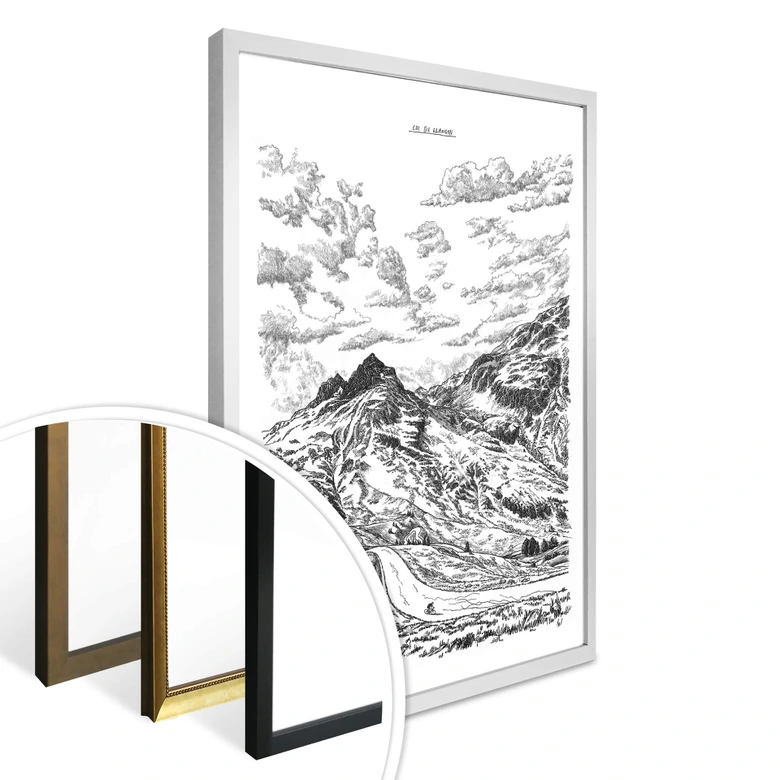 Poster Sparshott - Col du Glandon 