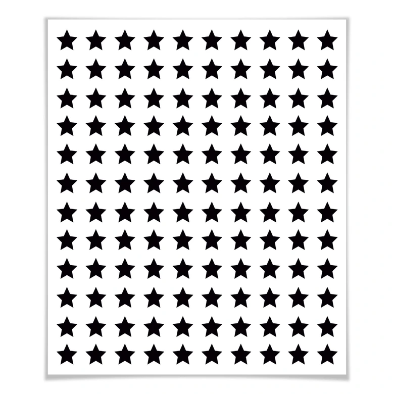 Poster Not who are lost + star stickers 