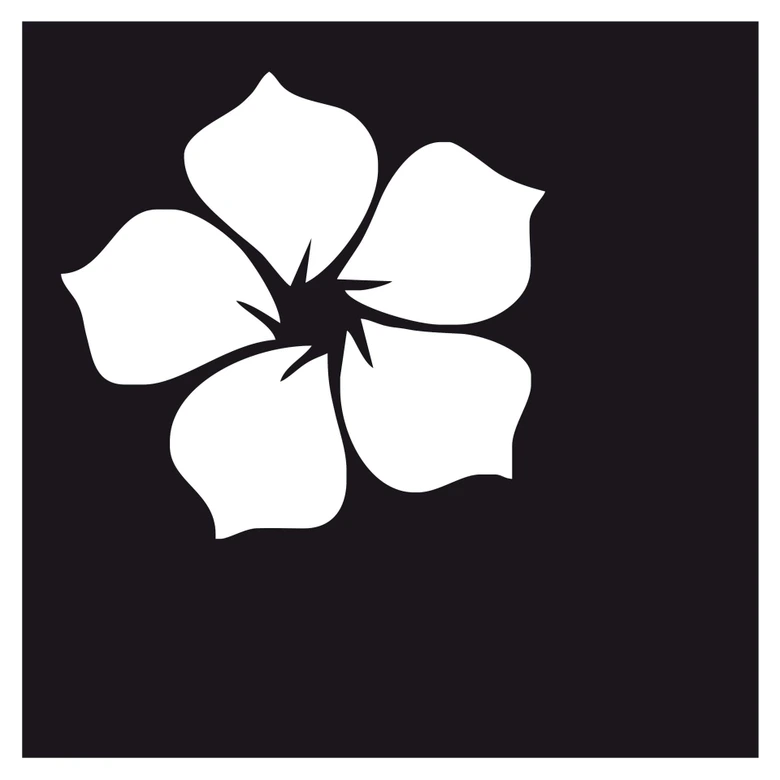 Tile decor: Jade flower Wall sticker 