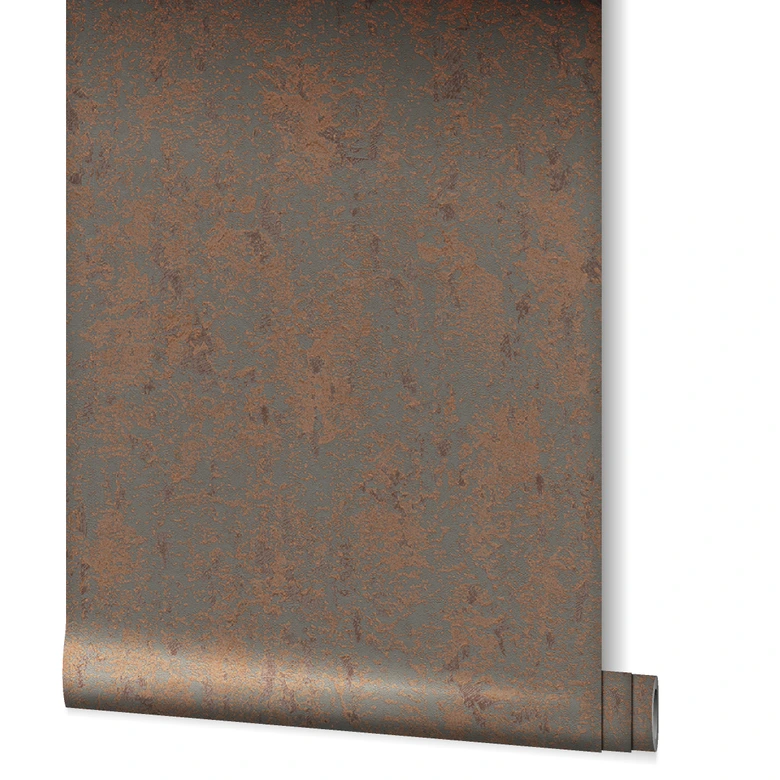 Strukturtapete, Vliestapete kupfer 