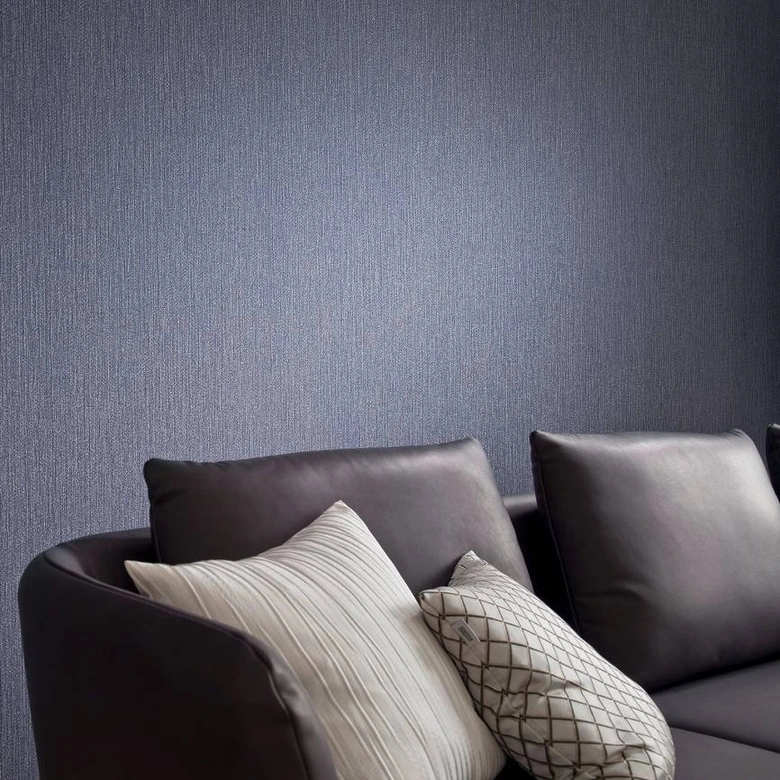 Papier peint intissé SCHÖNER-WOHNEN, papier peint texturé bleu 