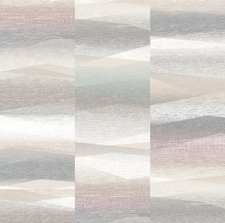 Papier peint intissé à motif graphique en gris, beige graphique 