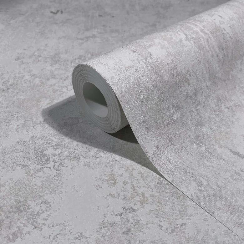 Vliestapete Betonoptik Struktur Modern in Grau 