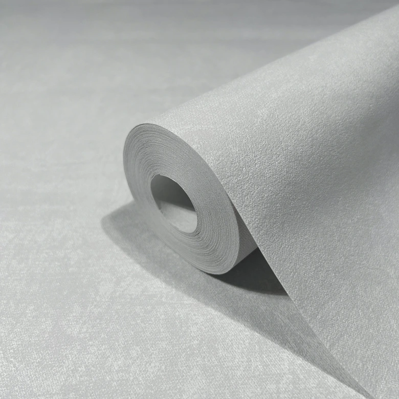 Papier peint intissé gris uni pour salon chambre à coucher cuisine papier peint marburg 