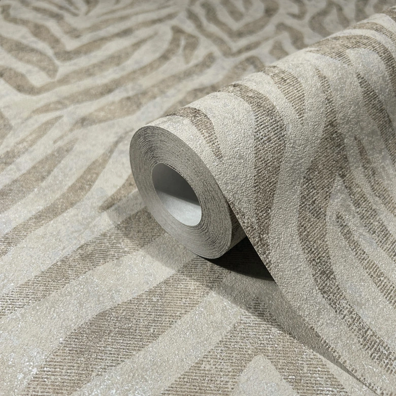non-woven tapet beige striber til stue soveværelse kontor marburg tapet 