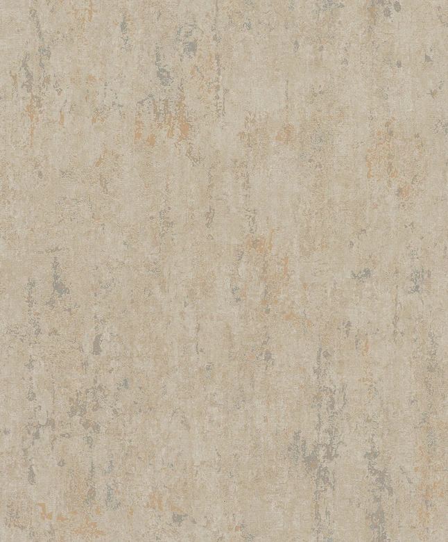 vliesbehang met glans beige betonlook 