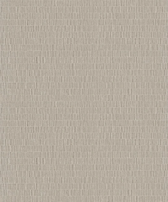 Vliestapete in strukturiertes Kachelmotiv beige, braun Textiloptik 