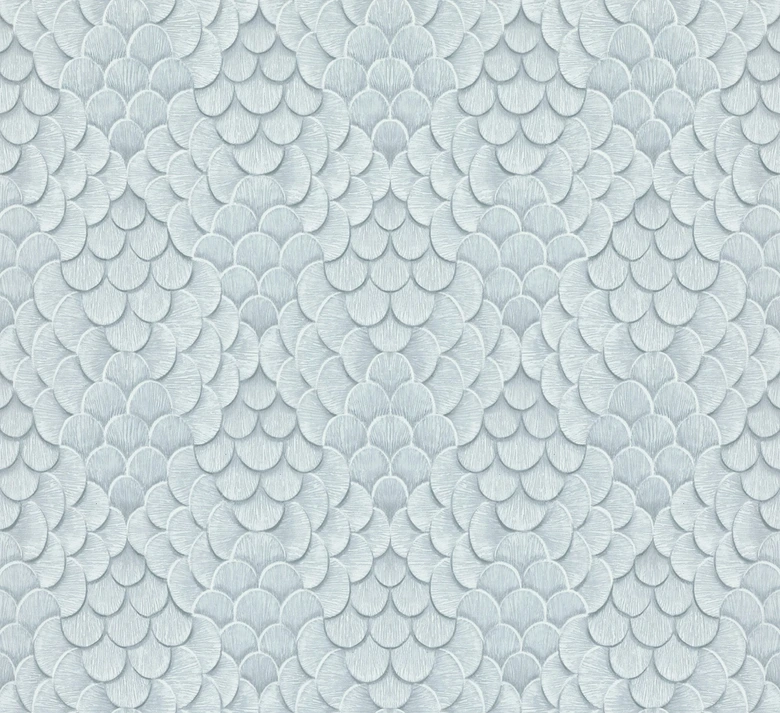 Vliestapete Blumen, 3D-Optik Geometrisch matt in Grün - Papis Loveday 
